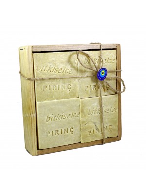 Bitkiselce El Yapımı Pirinç Sabunu  4 Adet (450 gr.)